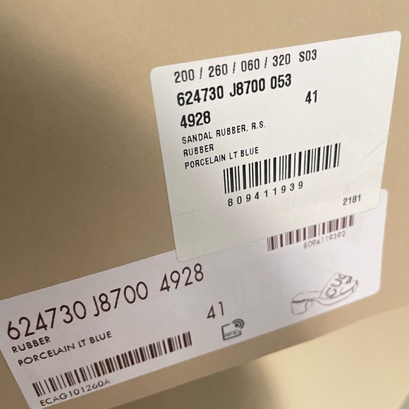 Gucci rubber sandals - Picture 7 of 8